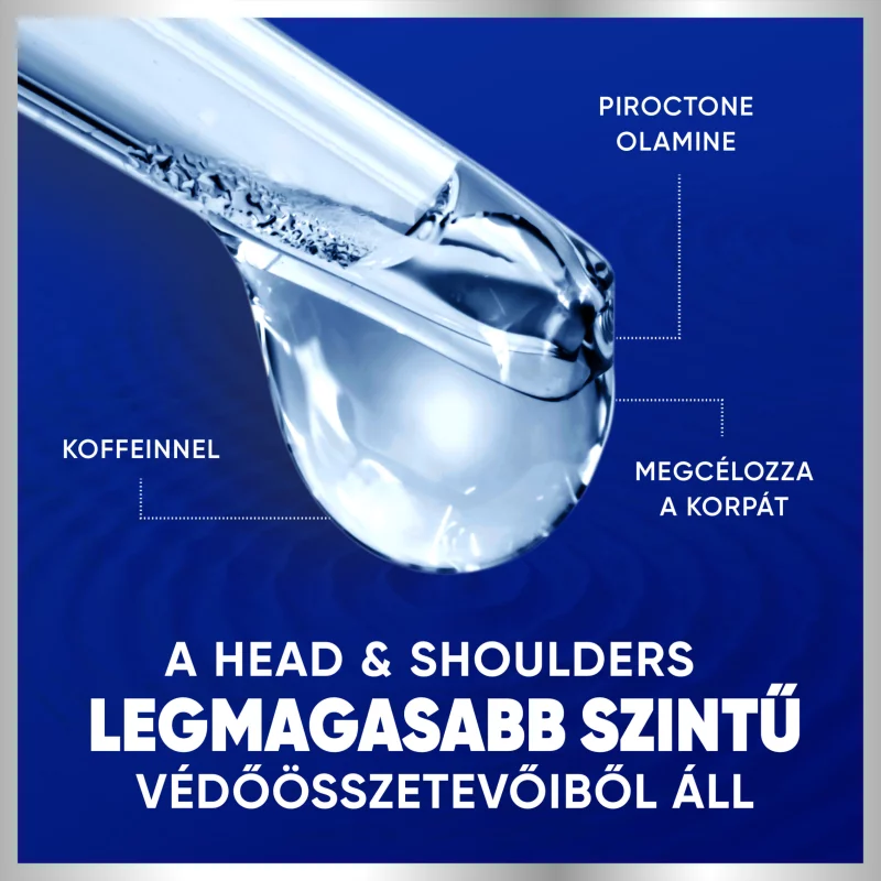 Head & Shoulders Pro-Expert 7 korpásodás és hajhullás elleni sampon koffeinnel 250ml