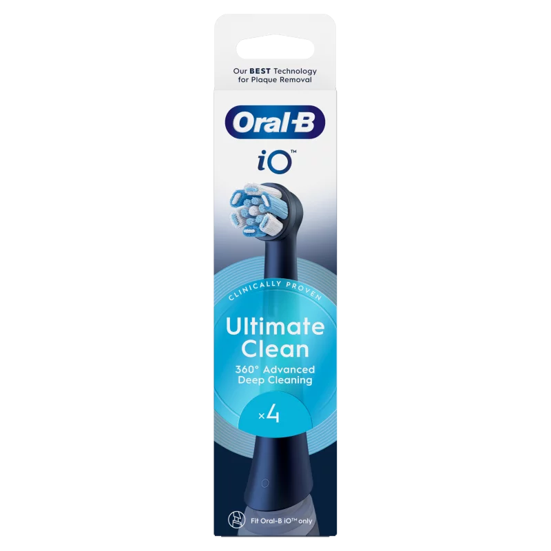 Oral-B iO Series Ultimate Clean, Fekete, Eredeti Fogkefefej, CrissCross Sörték, 4