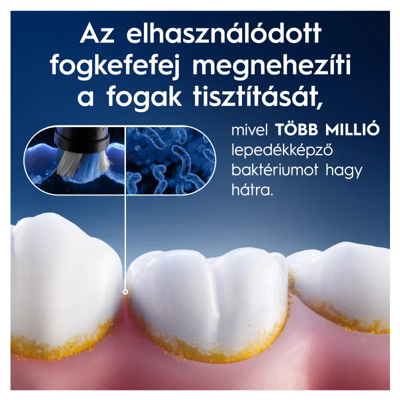 Oral-B iO Series Ultimate Clean, Fekete, Eredeti Fogkefefej, CrissCross Sörték, 4