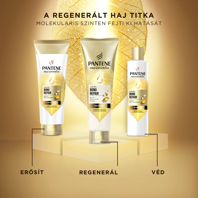 Pantene Molecular Bond Repair sampon biotinnal 250ml Pro-V koncentrált formula