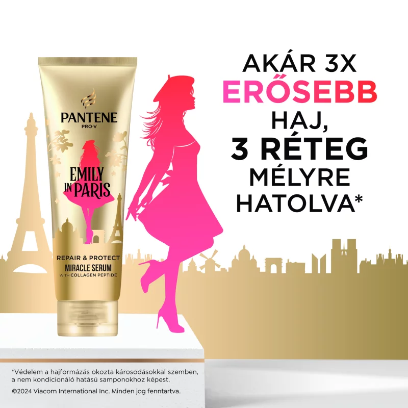 Pantene x Emily in Paris Limited Edition Repair & Protect Miracle szérumbalzsam 200ml