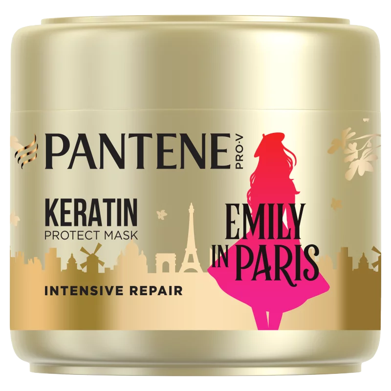 Pantene x Emily in Paris Limited Edition Repair & Protect Keratinos hajpakolás 300ml