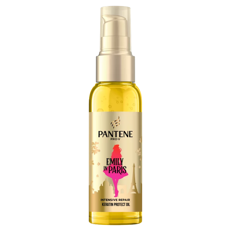 Pantene x Emily in Paris Limited Edition Keratin Protect hajolaj 100ml száraz, sérült haj