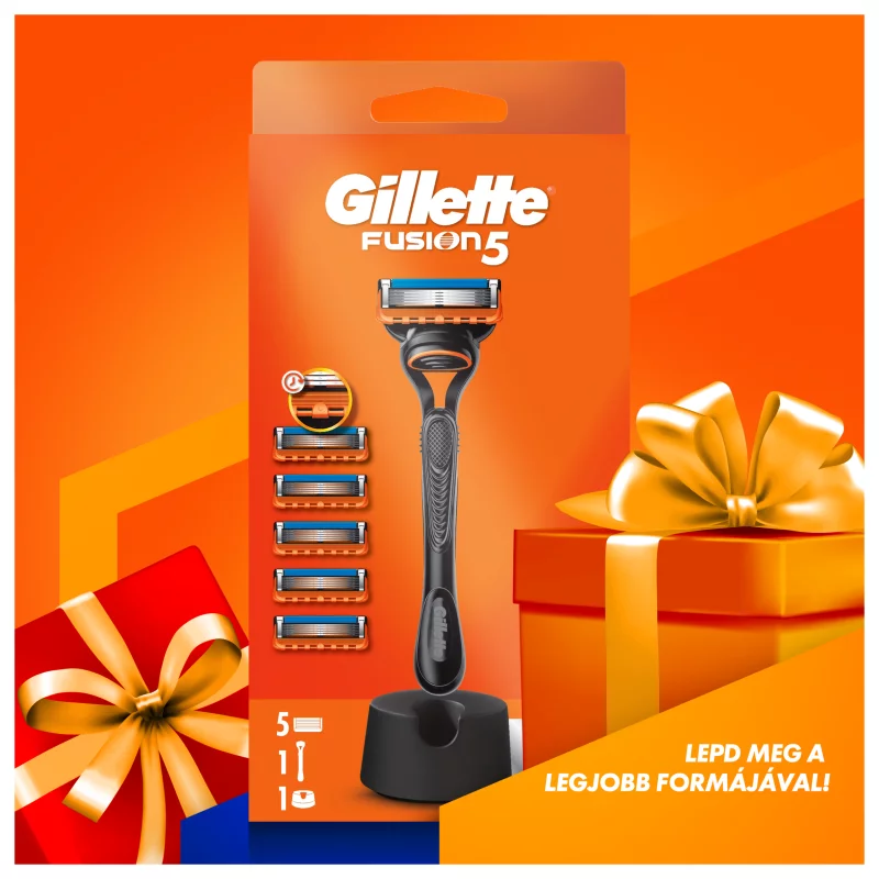 Gillette Fusion5 Férfi Borotva, 1 db Gillette Borotva, 5 db Borotvabetét