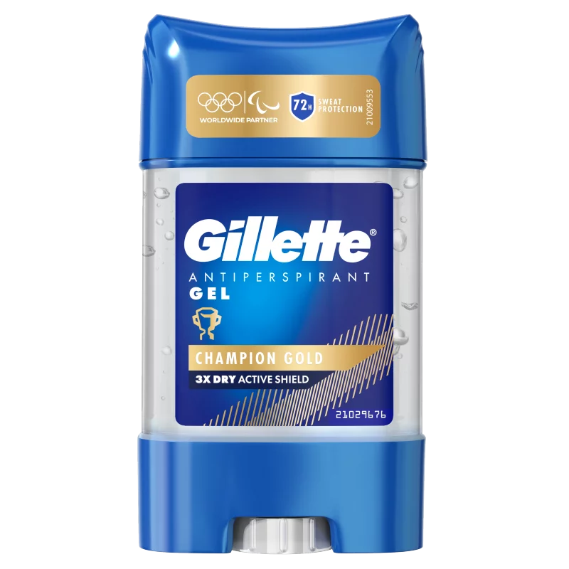 Gillette Champion Gold Izzadásgátló Gél Dezodor Férfiaknak, 70 ml