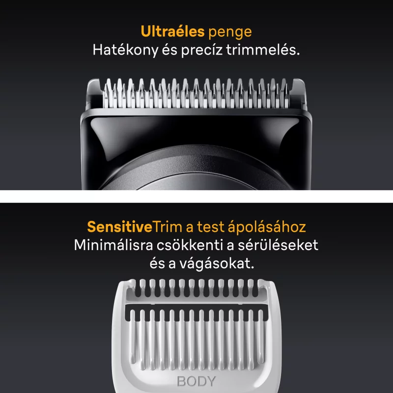 Braun Series 5 Multifunkciós Készlet, 7 az 1-ben Szőrtelenítő, Éles Penge, Testszőrnyírás, AIO5520