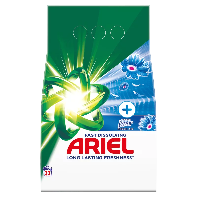 Ariel 1.76kg Mosópor 32 Mosáshoz + Touch Of Lenor Fresh Air