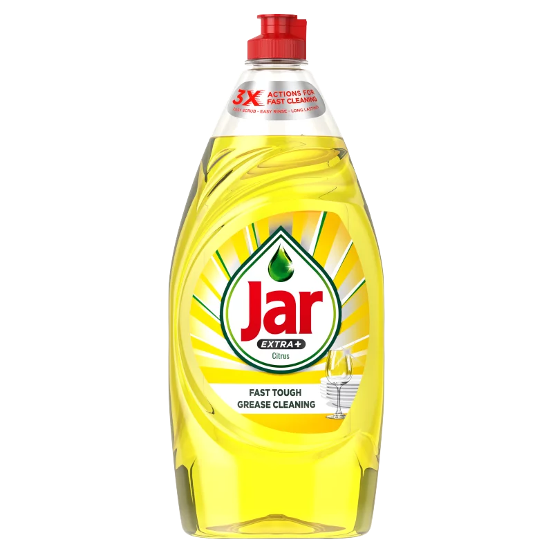 Jar Extra+Citrus Folyékony Mosogatószer  A Makacs Szennyeződések Gyors Eltávolításához 900ml