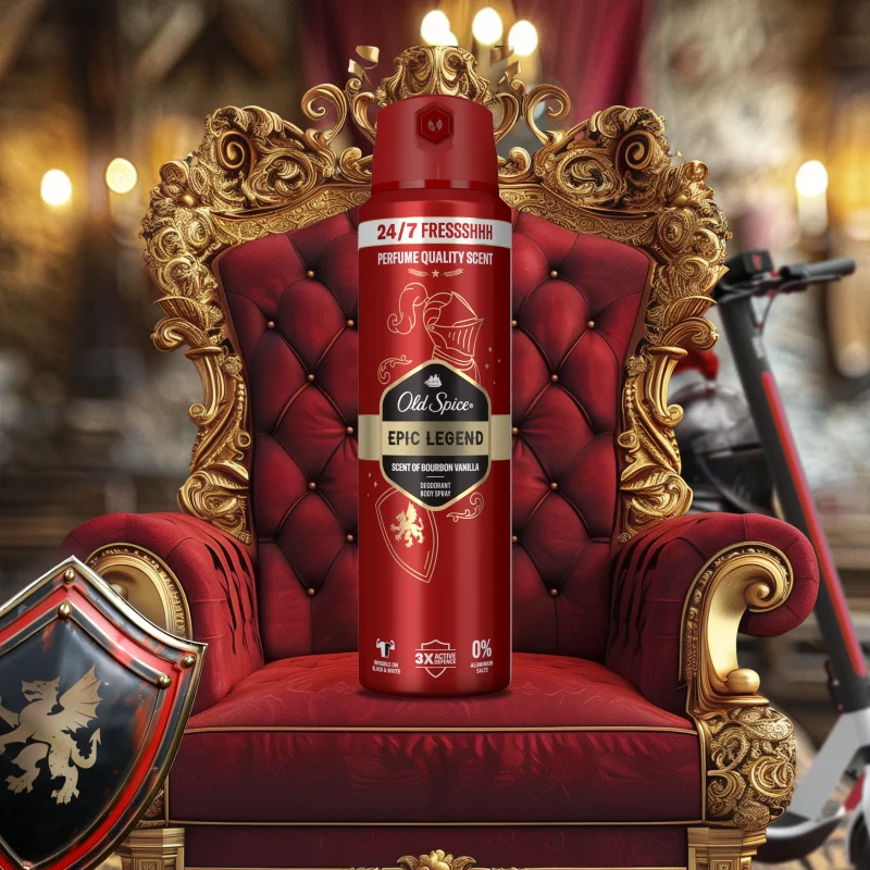 Old Spice Epic Legend Deo Spray Férfiaknak, 150 ml