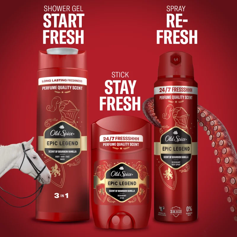 Old Spice Epic Legend Férfi Stift Dezodor, 50 ml