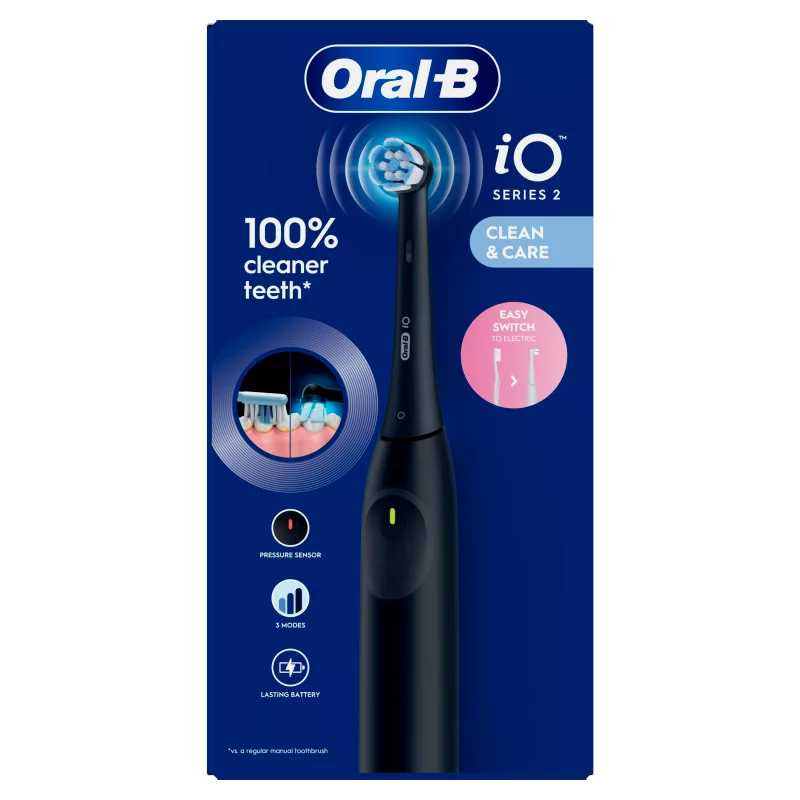 Oral-B iO 2 Elektromos Fogkefe, Éjfekete