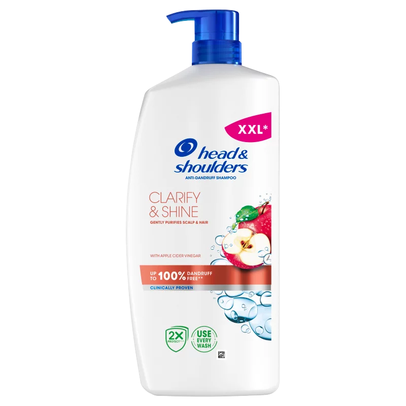 Head & Shoulders Clarify & Shine korpásodás elleni sampon 800ml. Almaecettel