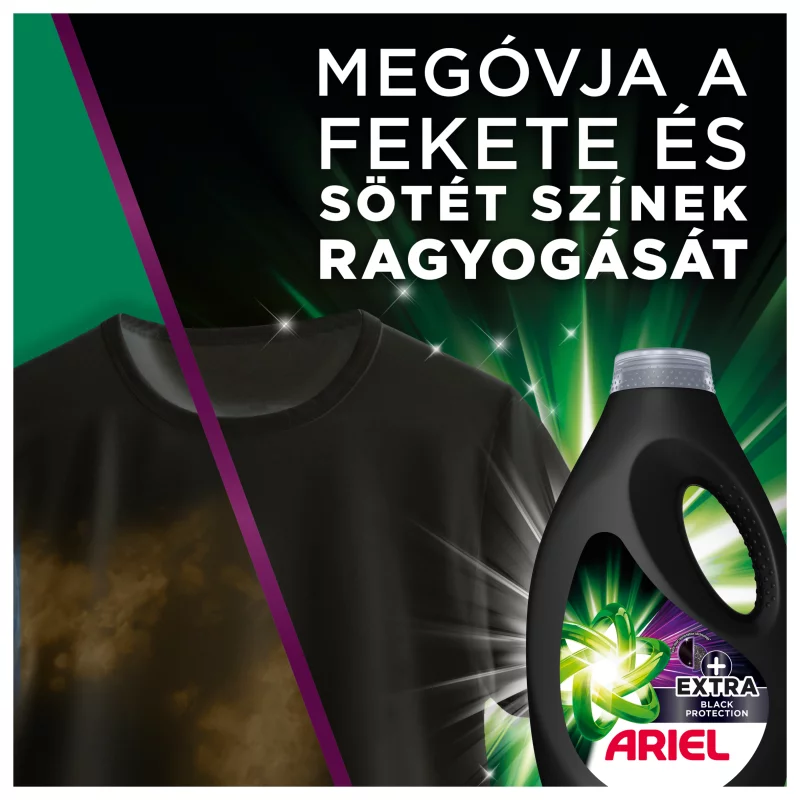 Ariel Folyékony Mosószer, 60 Mosáshoz, + EXTRA FEKETESZÍN-VÉDELEM