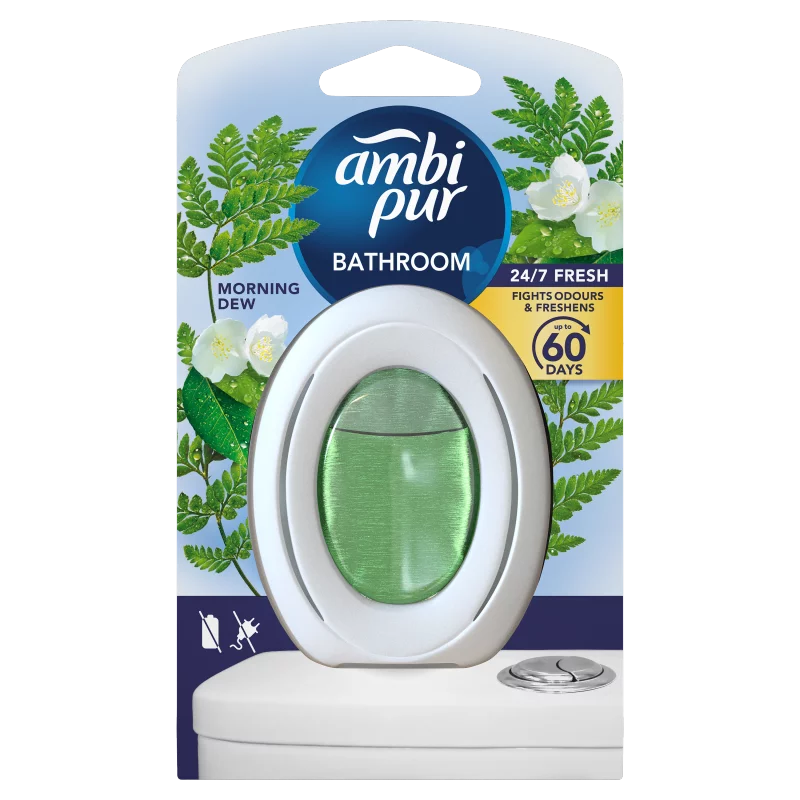 Ambi Pur Fürdőszobai Légfrissítő - Folyamatos Szagsemlegesítés És Szagmegelőzés Morning Dew 1 X