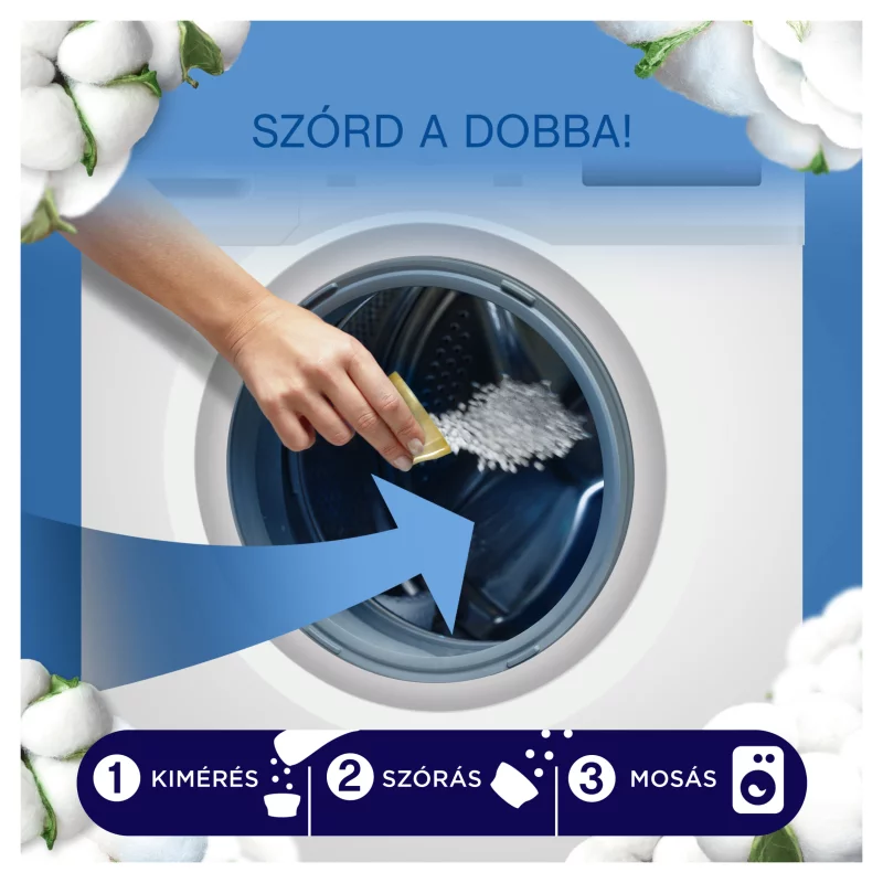 Lenor Parfümgyöngyök Mosáshoz 495 g, Cotton Fresh