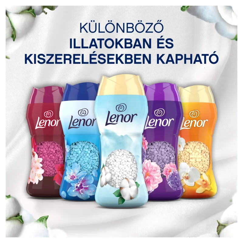 Lenor Parfümgyöngyök Mosáshoz 495 g, Cotton Fresh