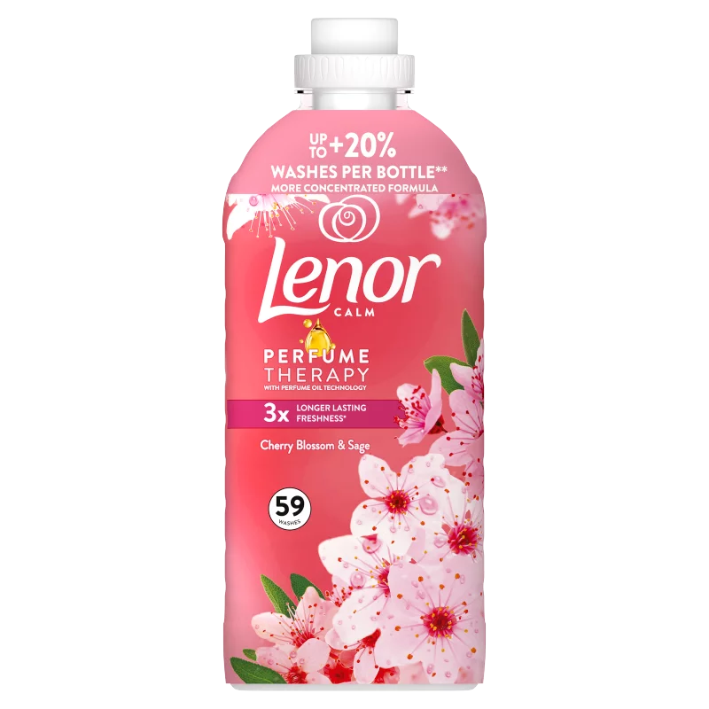 Lenor  Textilöblítő 59 Mosáshoz, Cherry Blossom & Sage