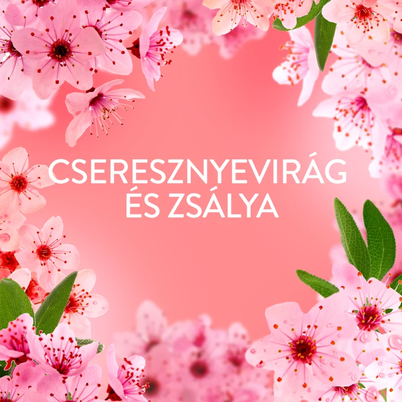 Lenor  Textilöblítő 32 Mosáshoz, Cherry Blossom & Sage