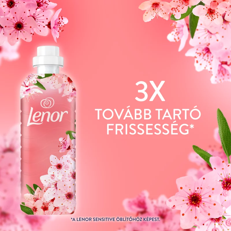 Lenor  Textilöblítő 32 Mosáshoz, Cherry Blossom & Sage