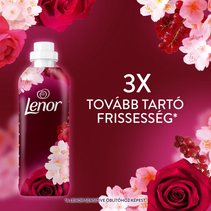 Lenor  Textilöblítő 47 Mosáshoz, Ruby Jasmine