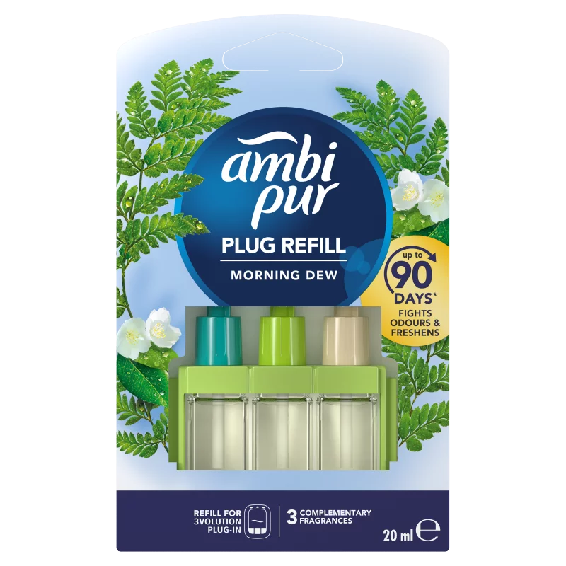 Ambi Pur 3Volution Elektromos légfrissítő-utántöltő, Morning Dew 20 ml