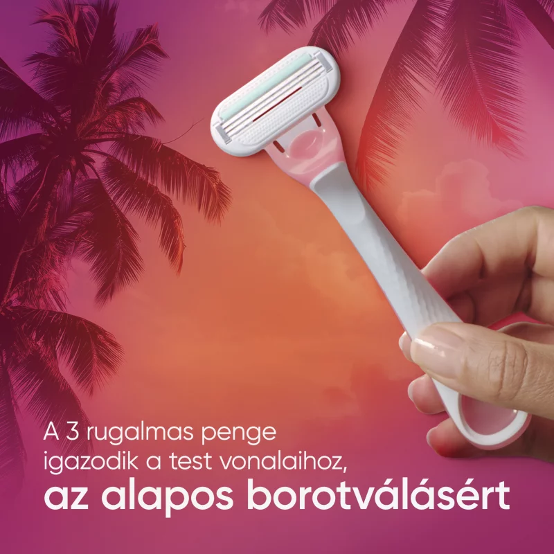 Venus Smooth Miami Eldobható Borotva, db 6 
