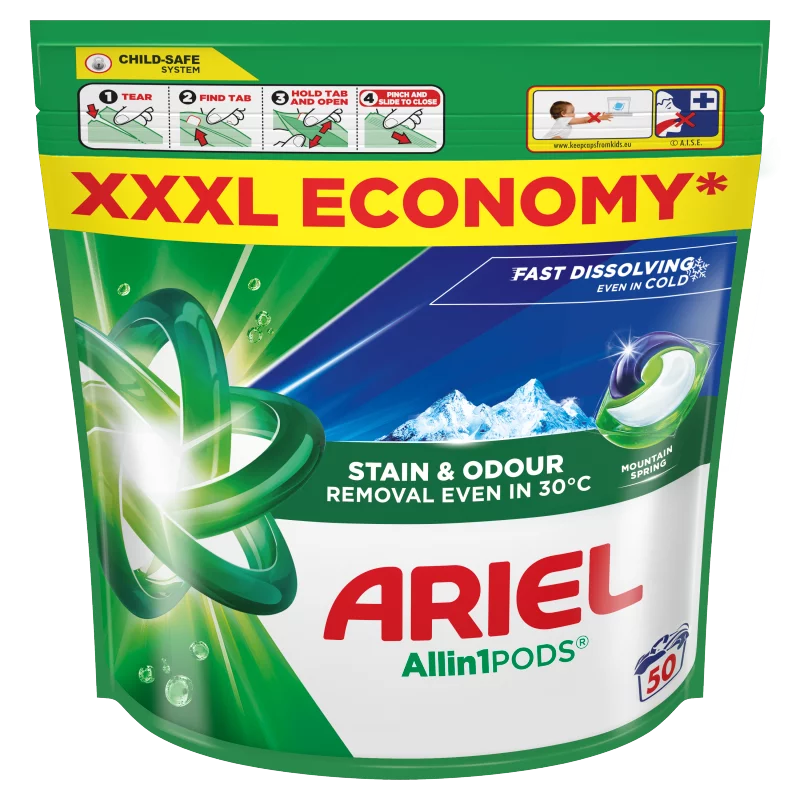 Ariel Allin1 PODS Mosókapszula 50 Mosáshoz
