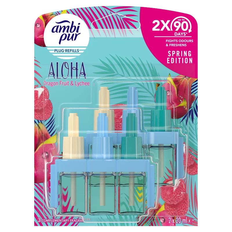 Ambi Pur 3Volution Elektromos légfrissítő-utántöltő, Aloha 40 ml