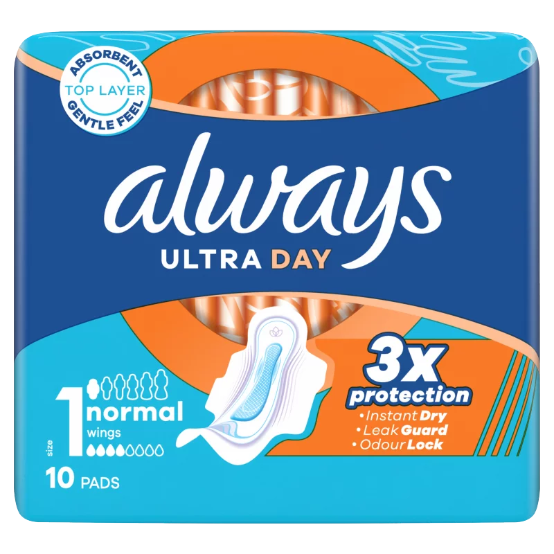 Always Ultra Day Normal Egészségügyi Betét (1-es Méret) Szárnyas Betét x 10]
