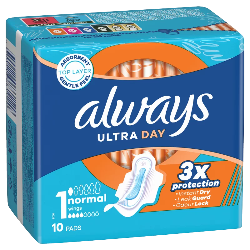 Always Ultra Day Normal Egészségügyi Betét (1-es Méret) Szárnyas Betét x 10]
