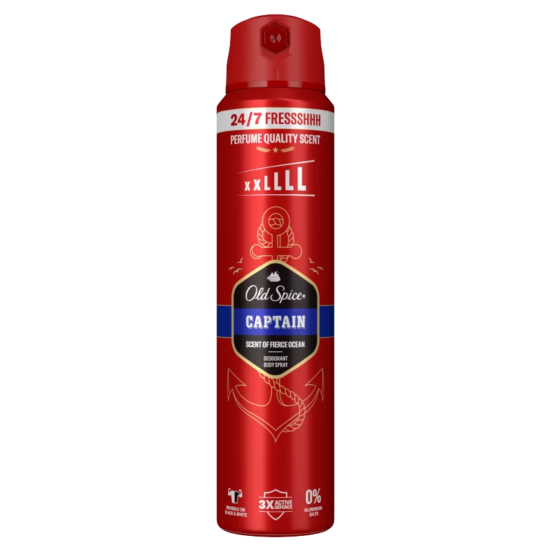 Old Spice Captain Deo Spray Férfiaknak, 250 ml