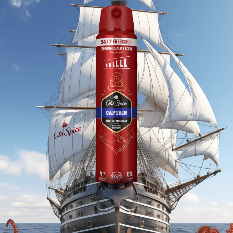 Old Spice Captain Deo Spray Férfiaknak, 250 ml