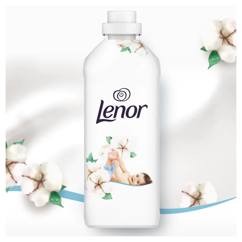 Lenor  Textilöblítő 118 Mosáshoz, Sensitive Cotton Fresh
