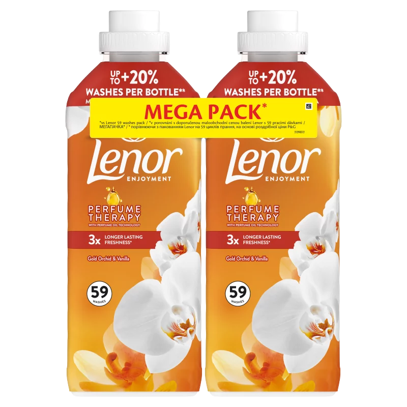 Lenor  Textilöblítő 118 Mosáshoz, Orchid & Vanilla