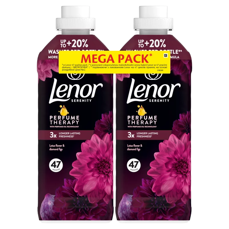 Lenor  Textilöblítő 94 Mosáshoz, Lotus Water & Diamond Figs