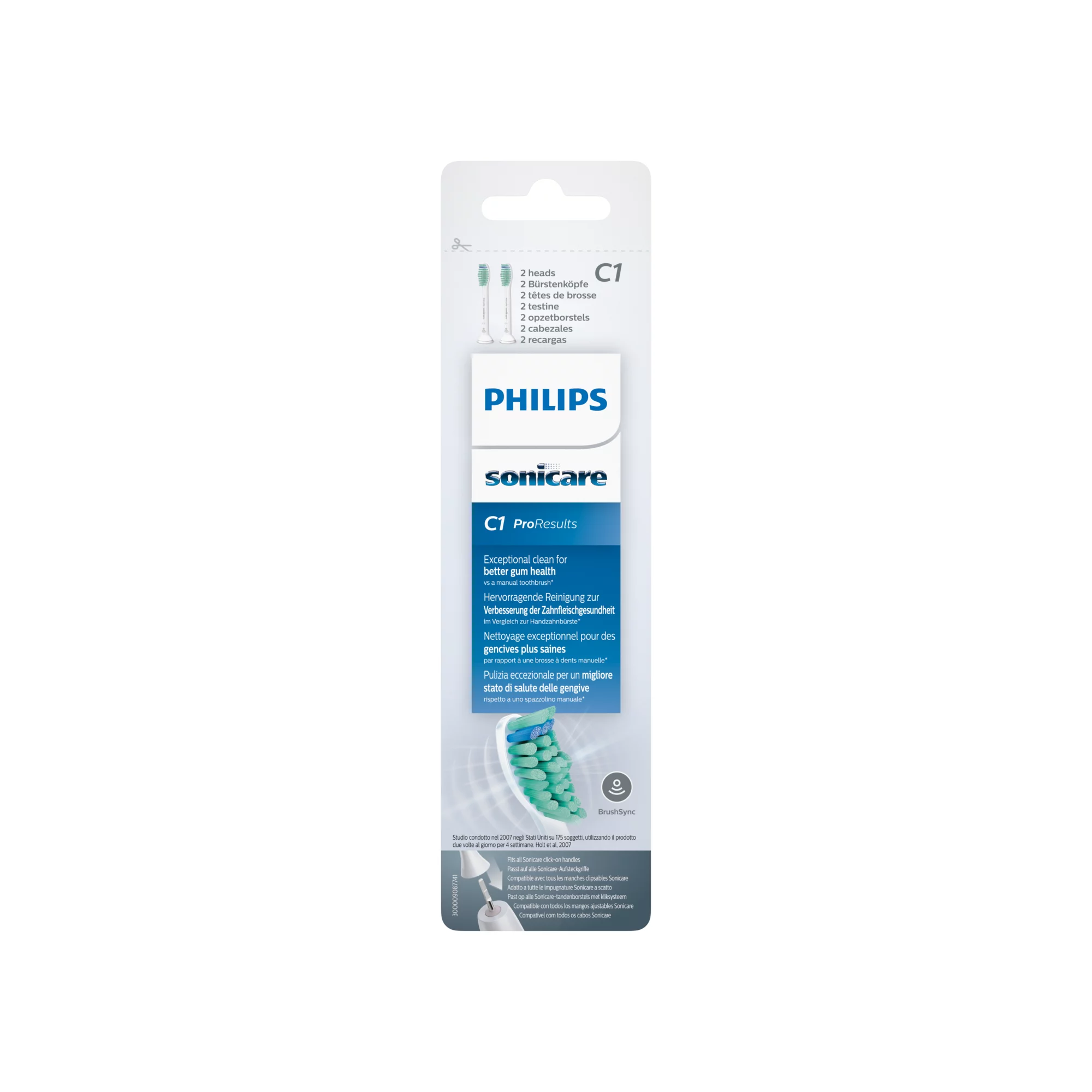 Philips Sonicare ProResults standard fogkefefej csomag, 2db, fehér