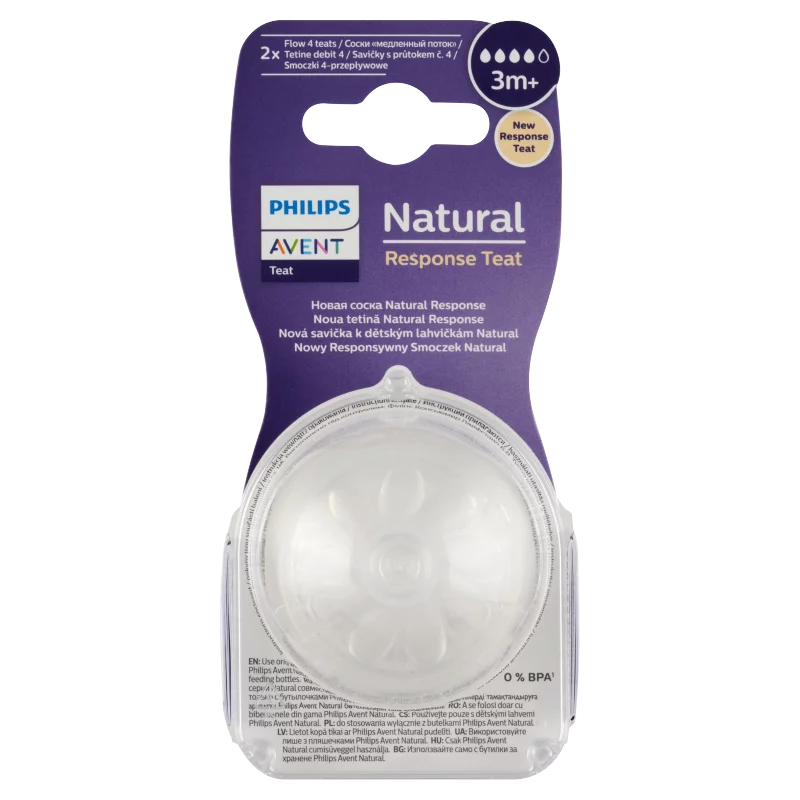 Philips Avent Natural Response Teat etetőcumi 3+ hó 2 db