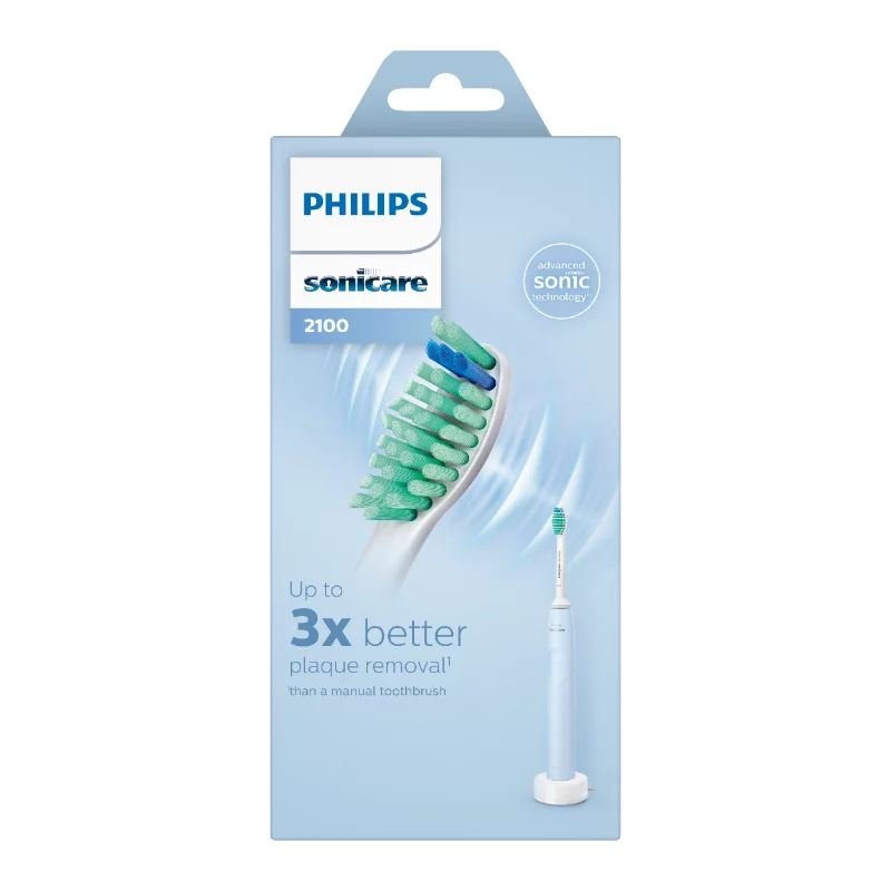 Philips Sonicare S2100 elektromos fogkefe, világoskék