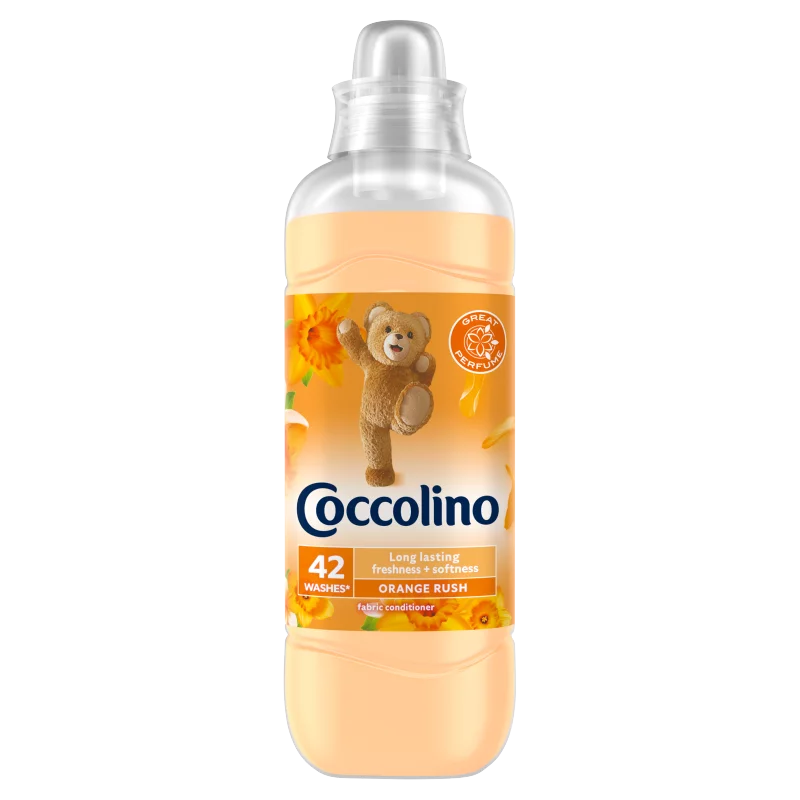 Coccolino Orange Rush öblítőkoncentrátum 42 mosás 1050 ml