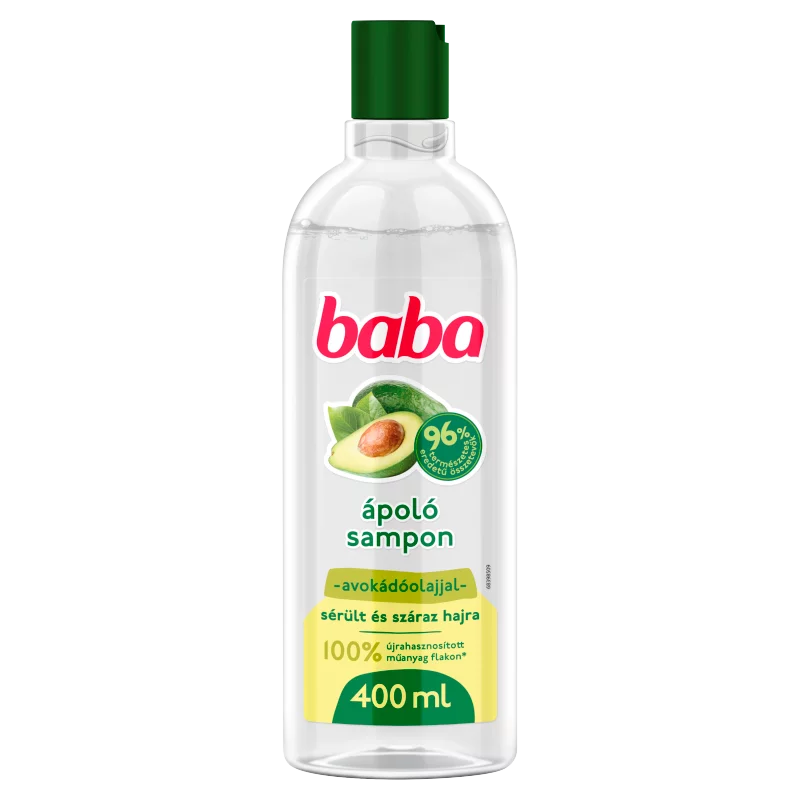 Baba sampon sérült és száraz hajra avokádóolajjal 400 ml