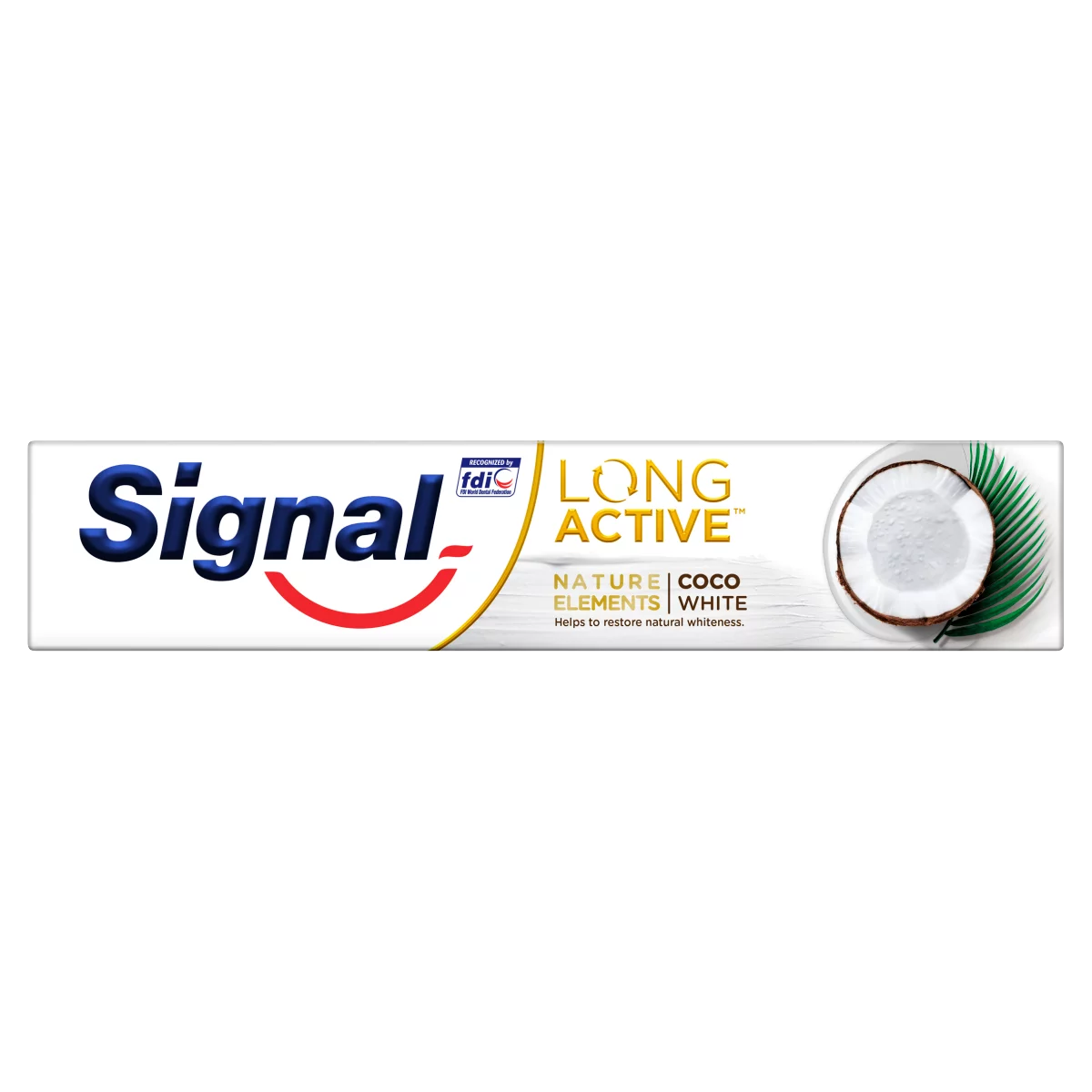 Signal Long Active Nature Elements Coco White fogkrém 75 ml