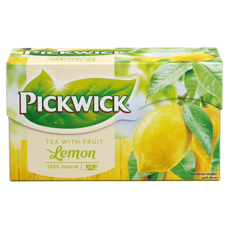 Pickwick citromízű fekete tea citromhéjjal 20 filter 30 g