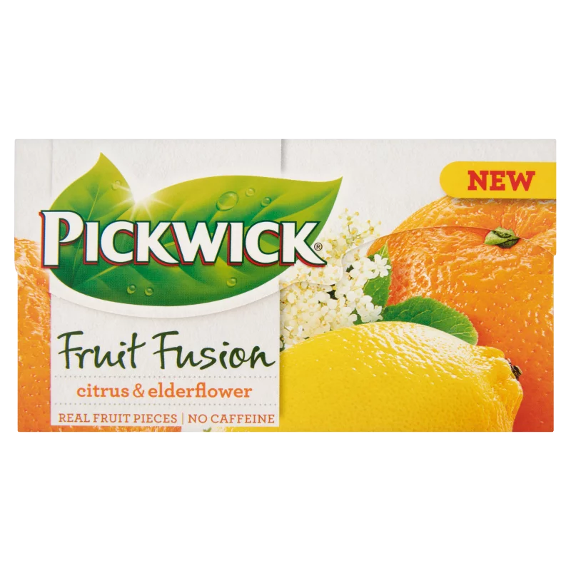 Pickwick Fruit Fusion gyümölcstea citrom- és narancshéjjal és bodzavirággal ízesítve 20 filter 40 g