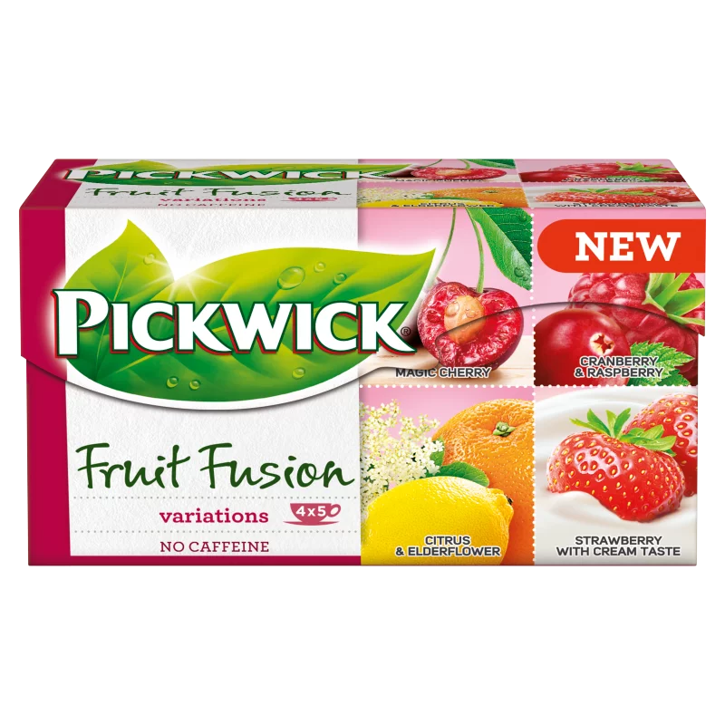 Pickwick Fruit Fusion gyümölcs- és gyógynövénytea variációk 20 filter 37,5 g
