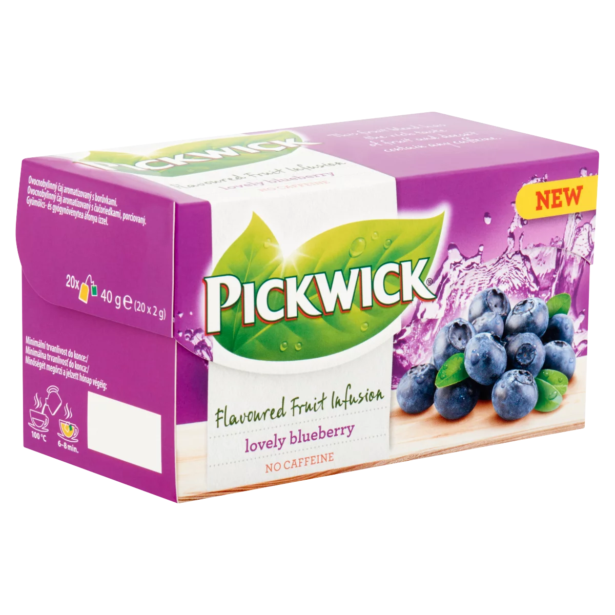 Pickwick gyümölcs- és gyógynövénytea áfonya ízzel 20 filter 40 g
