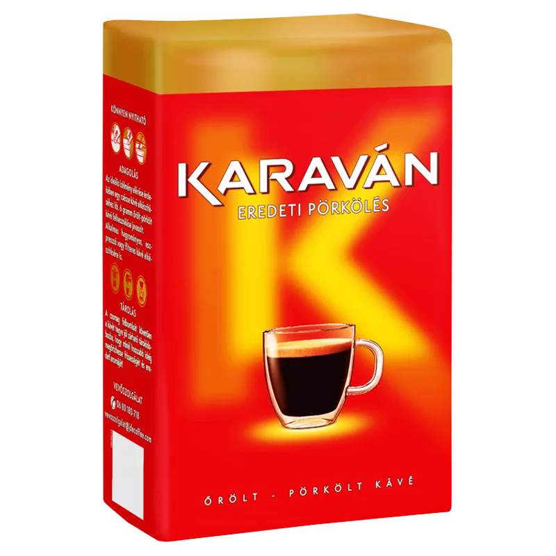  Karaván őrölt-pörkölt kávé 900 g