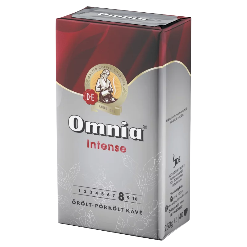Douwe Egberts Omnia Intense őrölt-pörkölt kávé 250 g