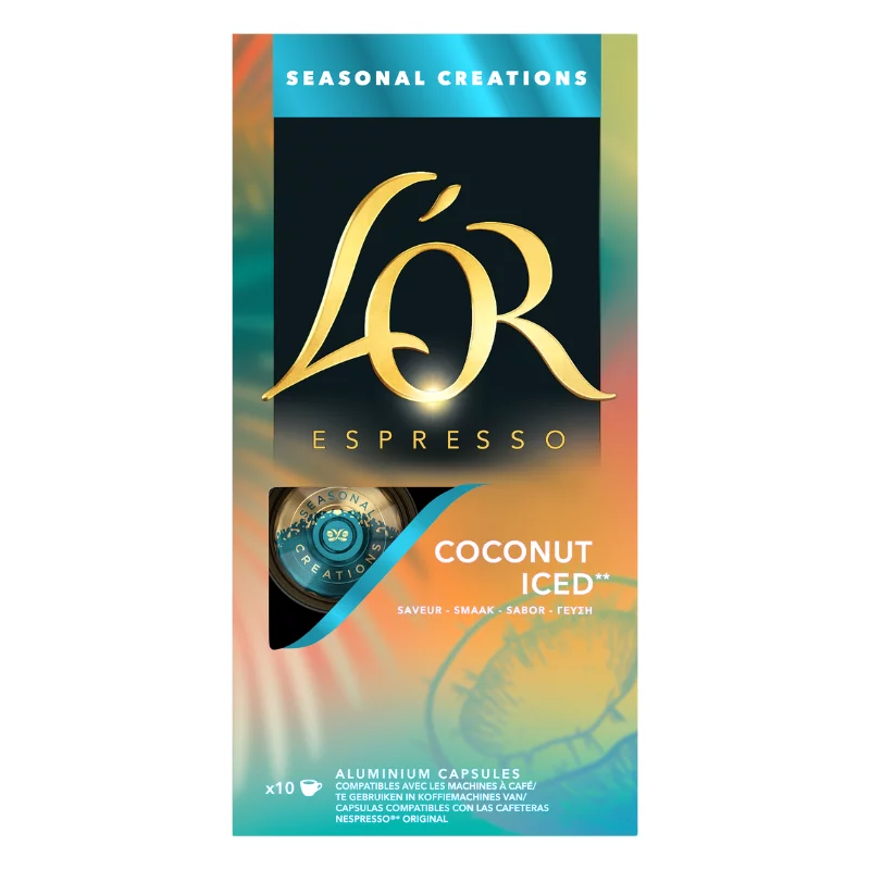 L´OR kávékapszula 10db Coconut Iced 52g 