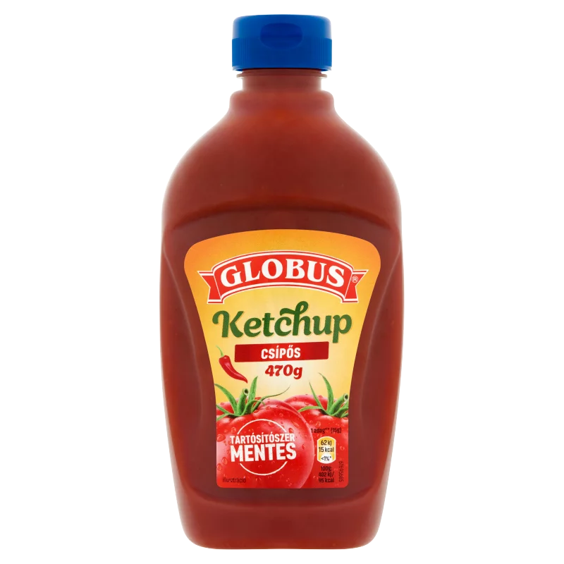 Globus csípős ketchup 470 g