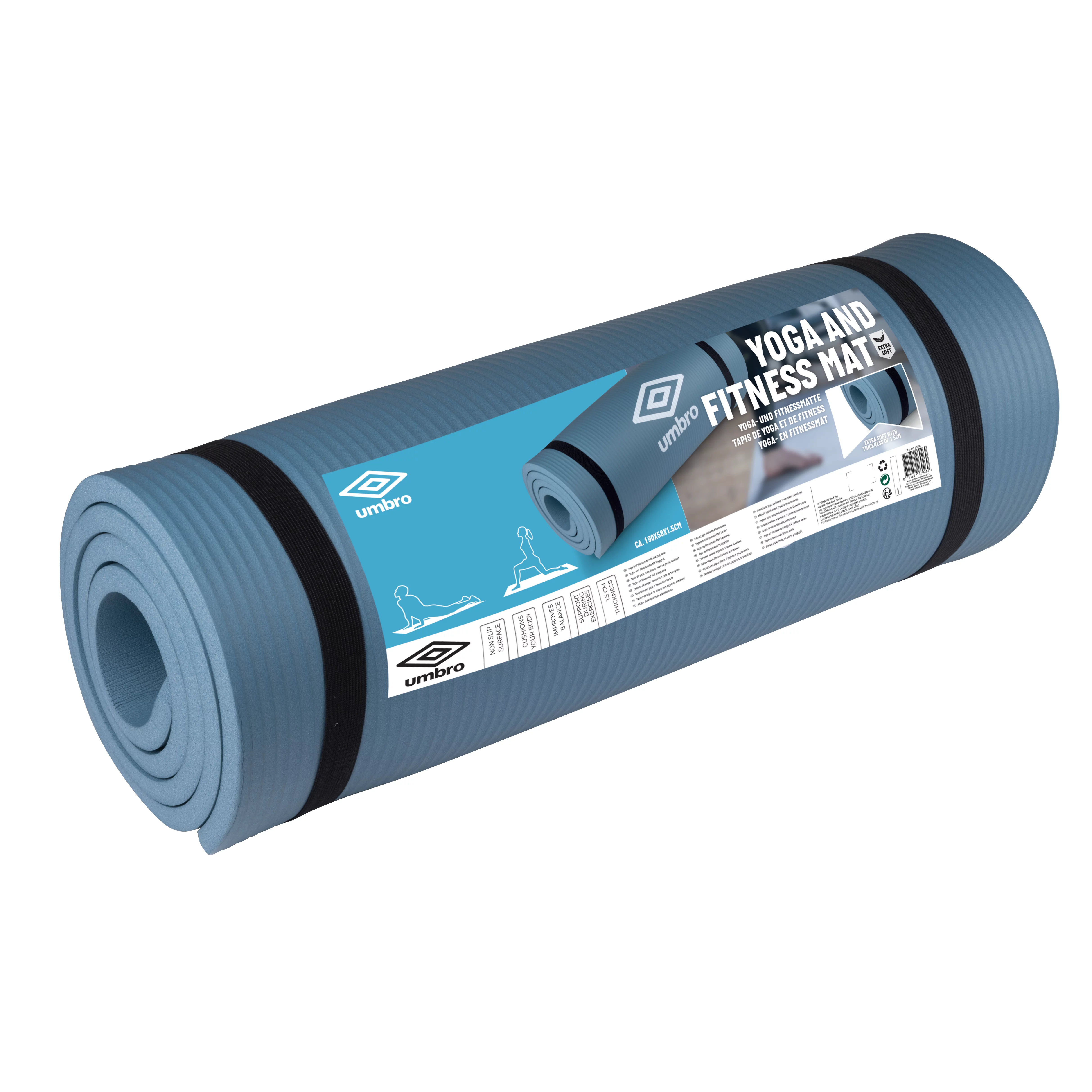 Umbro Yoga / Fitness matrac - kék színben
